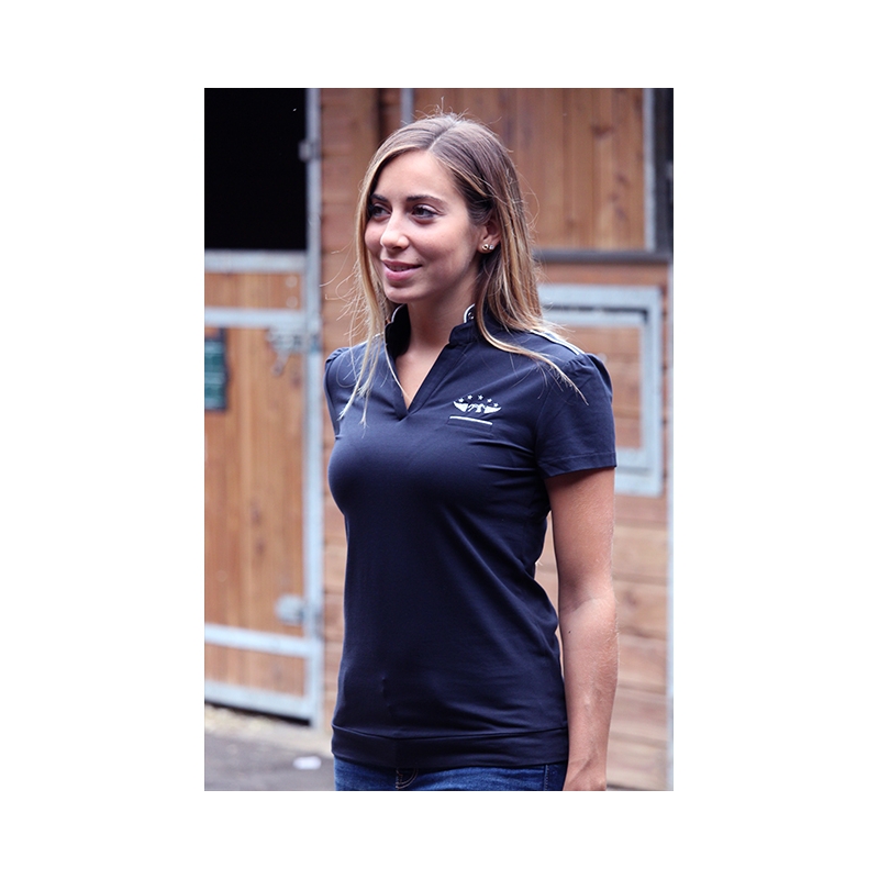 Penelope Mylord Ladies Navy Small Polo Shirt